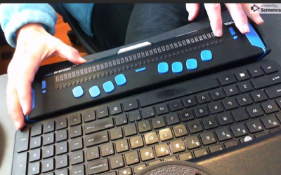 Le Rotary Club Marseille Méditerranée  finance des tablettes de traduction automatique en Braille au profit  de l’ Institut des déficients visuels Arc en Ciel